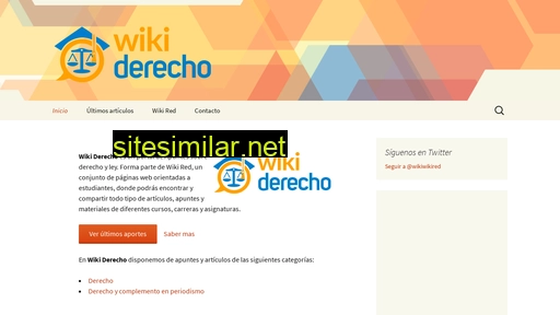 Wikiderecho similar sites