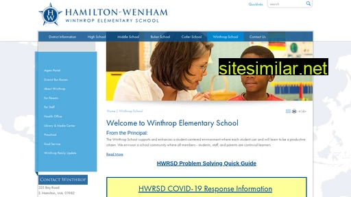 winthrop.hwschools.net alternative sites