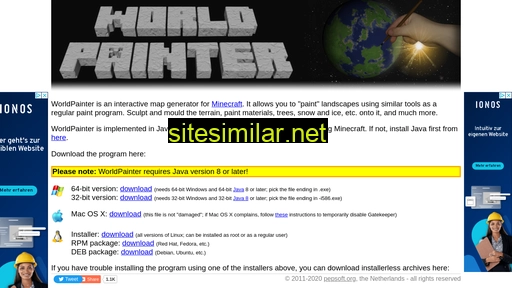 worldpainter.net alternative sites