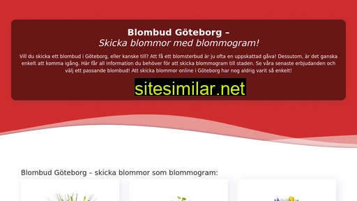 blombudgöteborg.net alternative sites