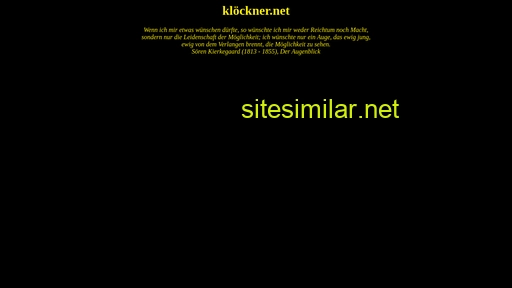 klöckner.net alternative sites