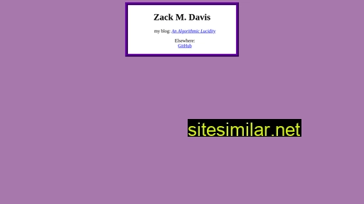 zackmdavis.net alternative sites
