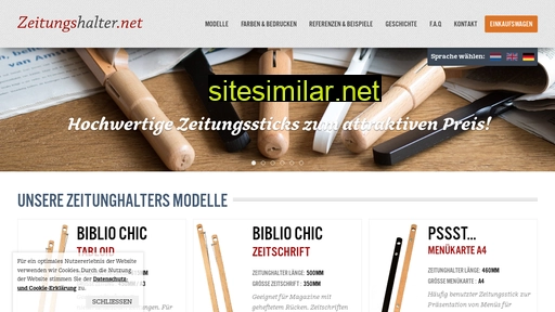 Zeitungshalter similar sites