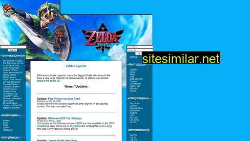 Zeldalegends similar sites