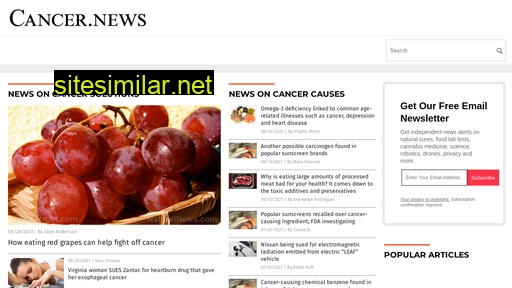 cancer.news alternative sites