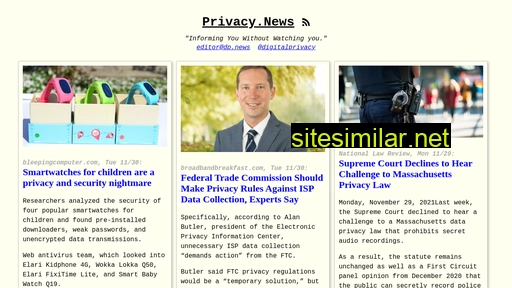 privacy.news alternative sites