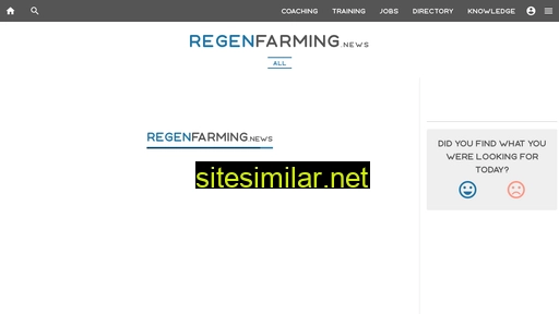 regenfarming.news alternative sites