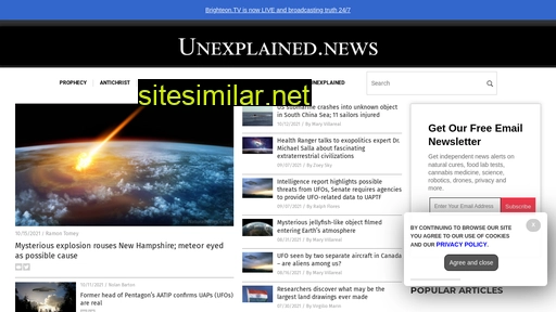 unexplained.news alternative sites