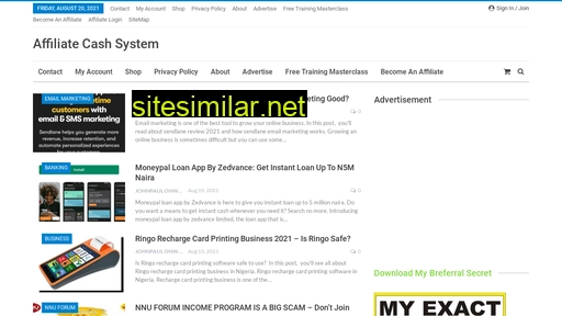 affiliatecashsystem.com.ng alternative sites