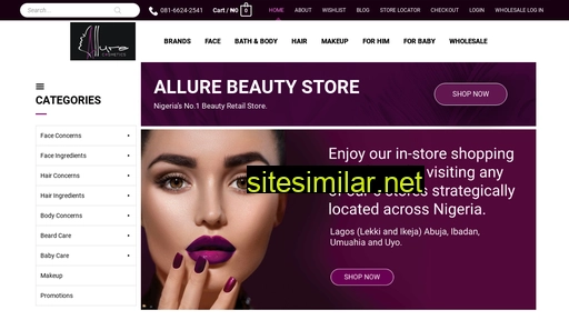 allure.com.ng alternative sites