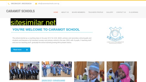 caramotschools.com.ng alternative sites