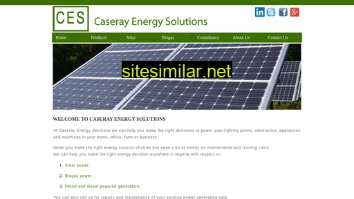 Caserayenergy similar sites