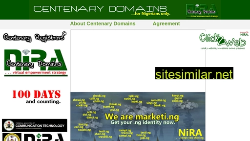 centenarydomains.ng alternative sites