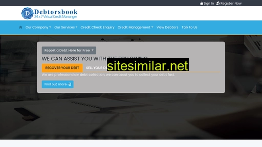 Debtorsbook similar sites