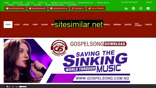 gospelsong.com.ng alternative sites