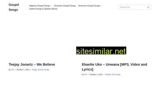 gospelsongs.com.ng alternative sites