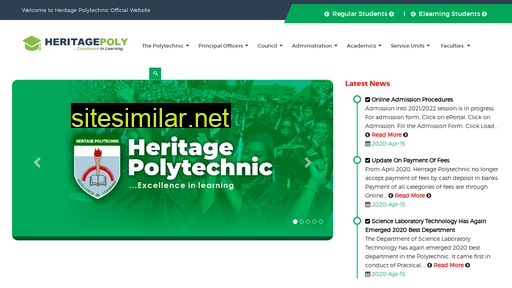 heritagepoly.edu.ng alternative sites