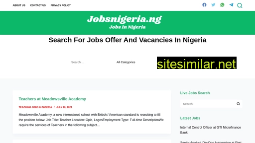 jobsnigeria.ng alternative sites