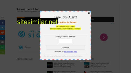 recruitmentjobs.com.ng alternative sites