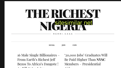 Richest similar sites