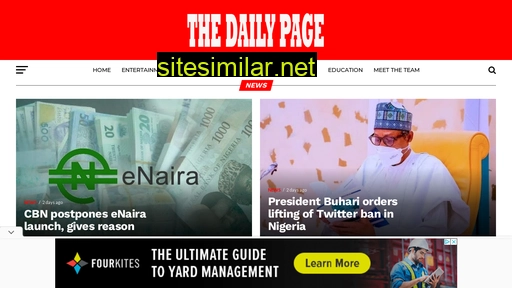 Thedailypage similar sites