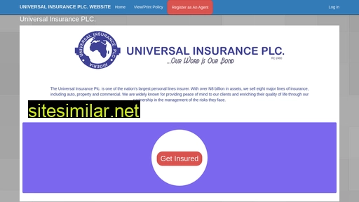 Universalinsuranceplc similar sites