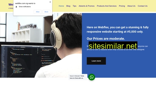 webflex.com.ng alternative sites