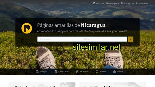 paginasamarillas.com.ni alternative sites