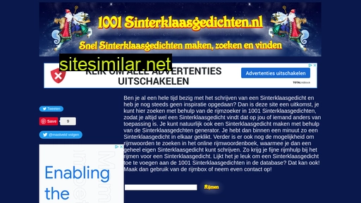 1001sinterklaasgedichten.nl alternative sites