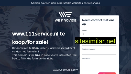 111service.nl alternative sites