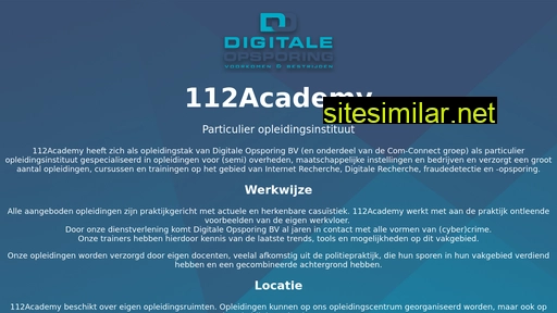 112academy.nl alternative sites