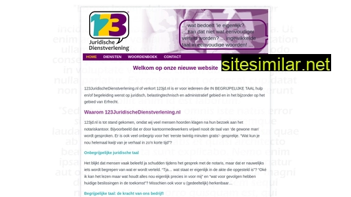 123juridischedienstverlening.nl alternative sites