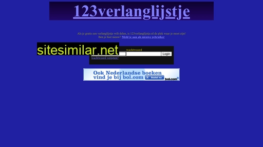 123verlanglijstje.nl alternative sites