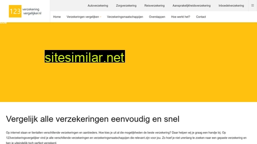123verzekeringvergelijker.nl alternative sites