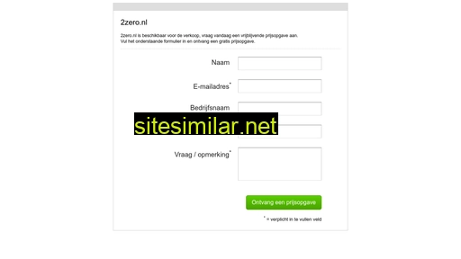 2zero.nl alternative sites