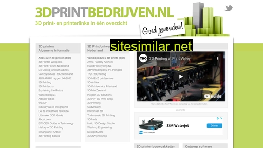 3dprintbedrijven.nl alternative sites