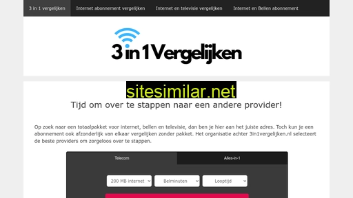 3in1vergelijken.nl alternative sites