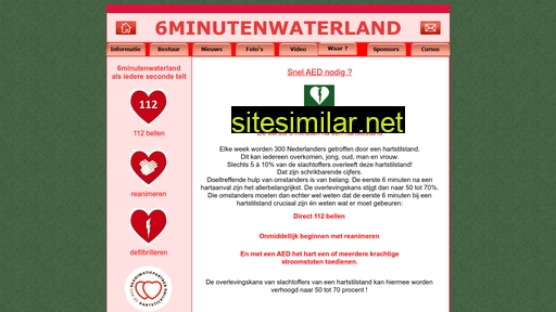 6minutenwaterland.nl alternative sites