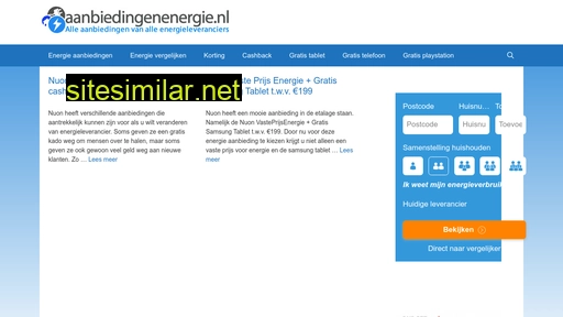 aanbiedingenenergie.nl alternative sites