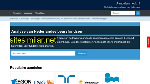 aandelencheck.nl alternative sites