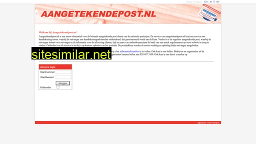 aangetekendepost.nl alternative sites