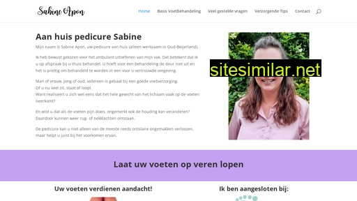 aanhuispedicure-sabine.nl alternative sites