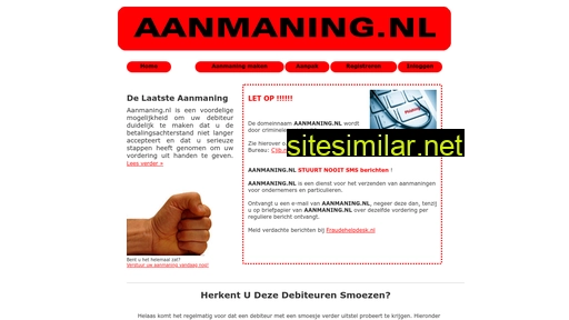 aanmaning.nl alternative sites