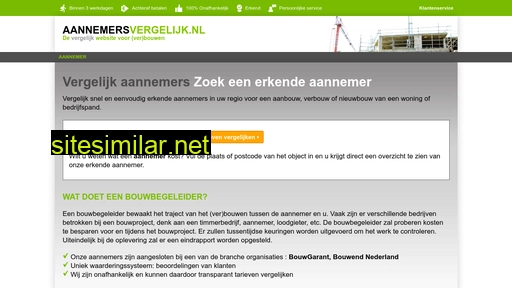 aannemersvergelijk.nl alternative sites