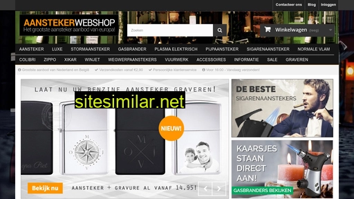 aanstekerwebshop.nl alternative sites