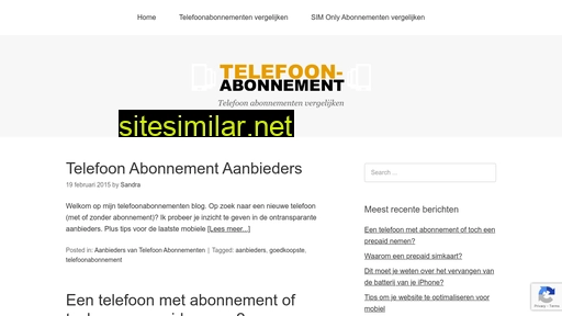 abonnement-telefoon.nl alternative sites