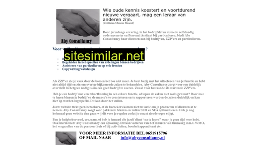 abyconsultancy.nl alternative sites