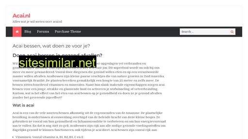 acai.nl alternative sites