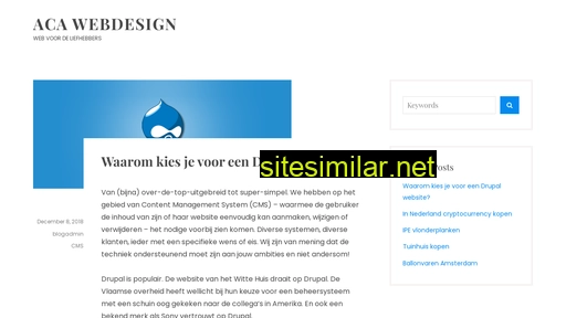 acawebdesign.nl alternative sites