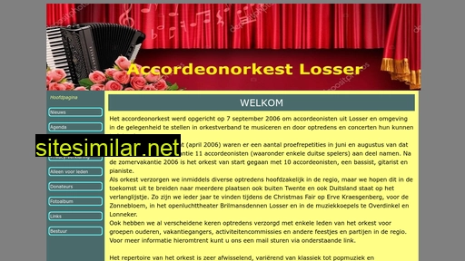 accordeonorkestlosser.nl alternative sites